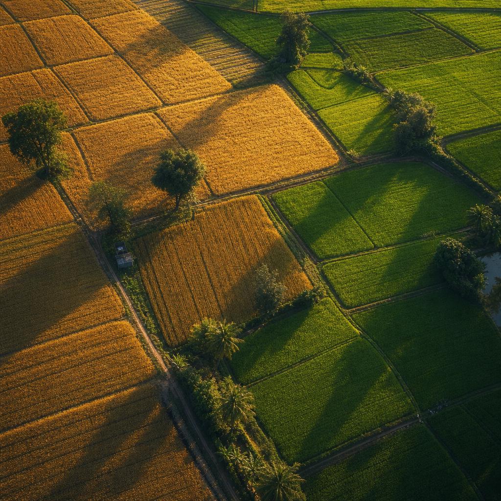 Indian agricultural fields